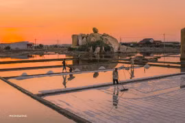 Ruộng muối Khánh Tường vẻ đẹp mộc mạc níu chân du khách mỗi sớm mai