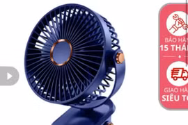 Có nên mua quạt tích điện kẹp bàn mini giá 75.000 đồng?