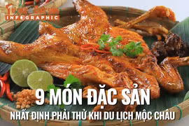 [INFOGRAPHIC] 9 món đặc sản nhất định phải thử khi du lịch Mộc Châu