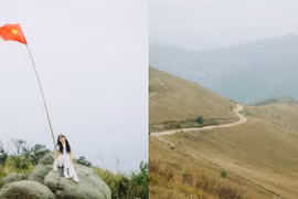 Leo Núi Thành Đẳng mùa cỏ cháy, săn khung cảnh điện ảnh