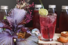 Bí quyết uống nước lá tía tô pha chanh giúp giảm mỡ, dưỡng da