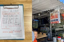 Quán bún ở Hạ Long bị xử phạt do thu tiền cao hơn niêm yết