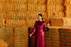 Làng nghề chỉ xơ dừa An Thạnh, điểm chụp áo dài Tết bên sông Thom