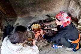 Chả sắn Bản Liền món ăn dân dã thành đặc sản hút khách mùa du lịch