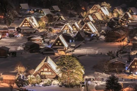 Shirakawago mùa tuyết rơi, ngôi làng khiến du khách mê từ cái nhìn đầu tiên