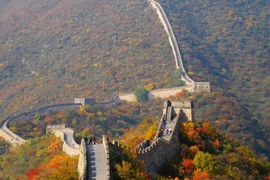 Vạn Lý Trường Thành vào thu góc ngắm lá đỏ 'triệu view' không thể bỏ lỡ