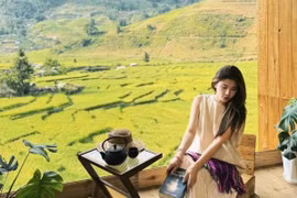 Gợi ý 5 quán cà phê view thung lũng, check-in đẹp nhất mùa lúa Sa Pa