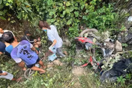 Xe máy lao xuống vực, 2 vợ chồng thương vong ở Quảng Trị