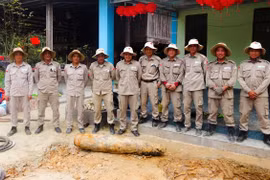 Phát hiện bom 'khủng' ở Quảng Trị