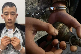 Bắt đối tượng mang theo vật giống lựu đạn vào khách sạn gây náo loạn