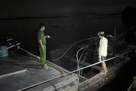 Bắt giữ nhiều phương tiện vận chuyển cát trái phép ở Vĩnh Long