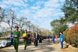 Xúc động lễ truy điệu, an táng 5 hài cốt liệt sĩ ở Khe Sanh