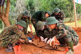 Phát hiện 2 hài cốt liệt sĩ ở Quảng Trị