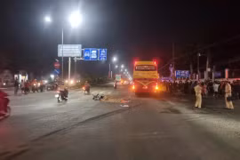 Xe máy va chạm xe khách, người đàn ông tử vong tại chỗ