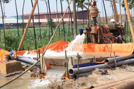 Xử phạt nhiều doanh nghiệp hút nước ngầm trái phép ở Nghệ An