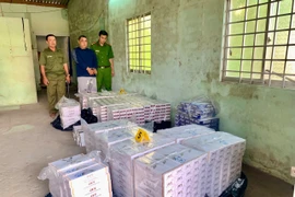 Tạm giữ hình sự đối tượng tàng trữ gần 10.000 gói thuốc lá “lậu”