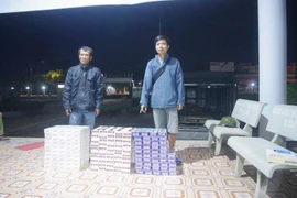 Bắt 2 đối tượng vận chuyển thuốc lá lậu ở Đồng Tháp