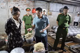 Hãi hùng cơ sở dùng chất cấm sản xuất giá đỗ ở Hà Tĩnh