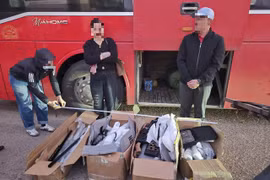 Bắt giữ lượng lớn linh kiện lắp ráp súng ở Quảng Trị