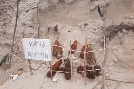 Phát hiện nhiều vật liệu nổ sau mưa lũ ở Quảng Trị