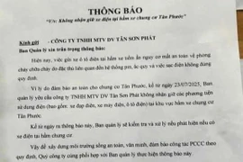 Chung cư không cho gửi xe điện có vi phạm pháp luật?