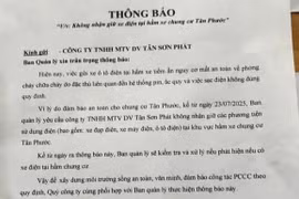 Chung cư không cho gửi xe điện có vi phạm pháp luật?