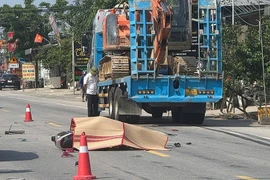 Va chạm với xe tải ở Hà Tĩnh, người đi xe máy tử vong tại chỗ