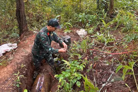 Huỷ nổ an toàn 3 quả bom "khủng" ở Lâm Đồng