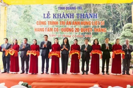 Khánh thành công trình tôn tạo di tích quốc gia đặc biệt Hang Tám Cô
