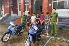 Tóm gọn nhóm “sửu nhi” trộm cắp xe máy liên tỉnh