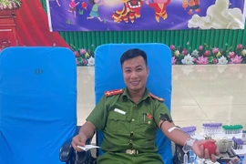Ba cán bộ Công an kịp thời hiến máu cứu sống bệnh nhân nguy kịch