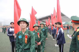 Hà Tĩnh tổ chức lễ giao quân 2026 với hơn 1.690 tân binh lên đường nhập ngũ