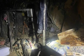 Phá huỷ điểm khai thác vàng trái phép ở Hà Tĩnh