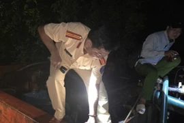 Bắt giữ 2 phương tiện vận chuyển cát trái phép ở Đồng Tháp