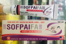 Kem bôi ngứa Sofpaifa của Dược phẩm Quang Minh quảng cáo vống... gây nguy hại