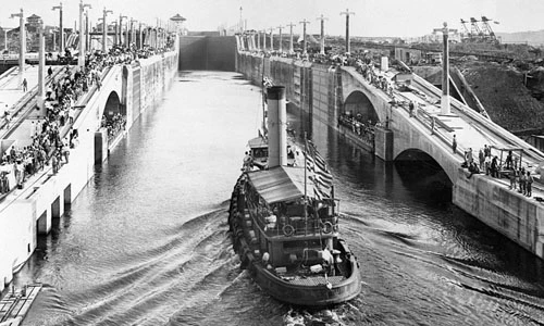 Ảnh đáng kinh ngạc về việc xây dựng kênh đào Panama