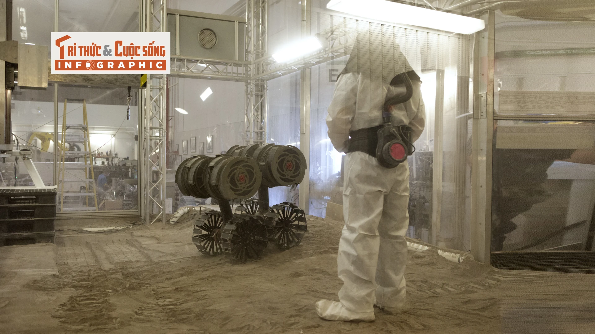 [INFOGRAPHIC] Robot NASA khai thác tài nguyên trên Mặt Trăng