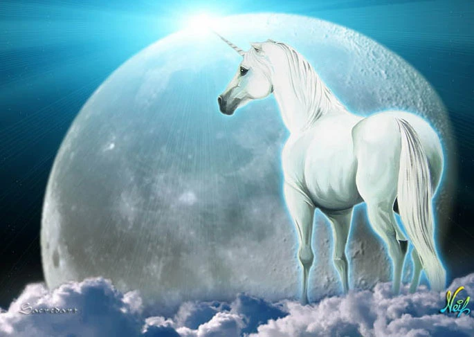 Huyền thoại về con ngựa trắng hóa thành Mặt trăng