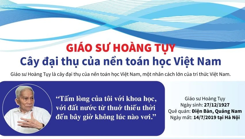 Giáo sư Hoàng Tụy - Cây đại thụ của nền toán học Việt Nam