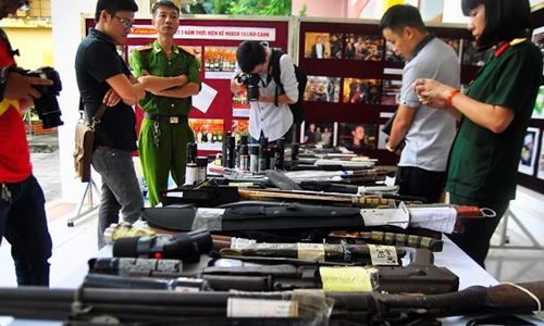Tận mắt vũ khí nóng lực lượng 141 thu giữ 3 năm qua