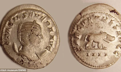 Tận mục kho báu tiền cổ La Mã cực giá trị