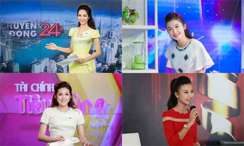 Dàn hoa hậu, á hậu tuyệt sắc ít ai ngờ làm MC trên VTV