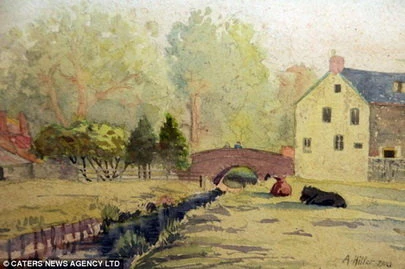 Thực hư tranh vẽ của trùm phát xít Hitler được bán với giá cao