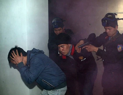 Diễn tập chống khủng bố, cứu con tin ở Bắc Giang