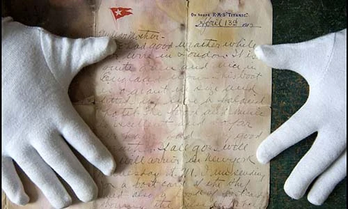 Tiết lộ bức thư viết 1 ngày trước khi tàu Titanic chìm