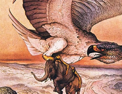 Kỳ dị quái vật ăn thịt voi