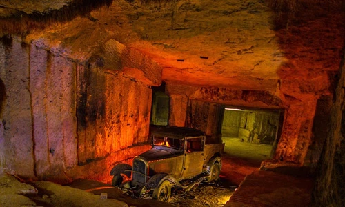 Bên trong đường hầm dưới lòng đất thời Thế chiến 1