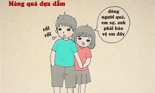 Hài hước bộ tranh những mẫu con gái muôn đời vẫn ế