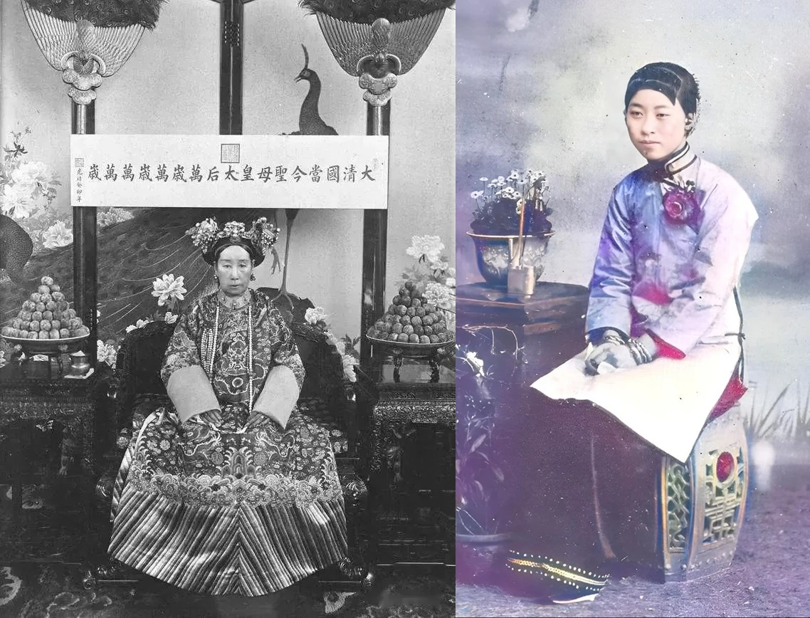 Bộ ảnh hiếm thời nhà Thanh: Giật mình nhan sắc Từ Hi Thái Hậu