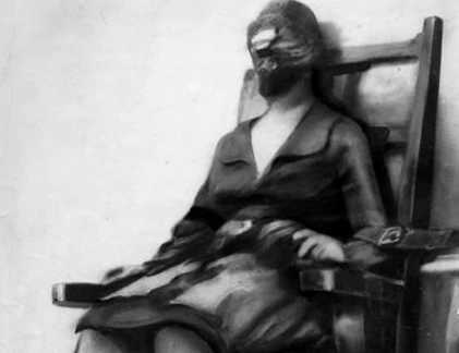 Ảnh chụp tử tù đầu tiên ngồi ghế điện